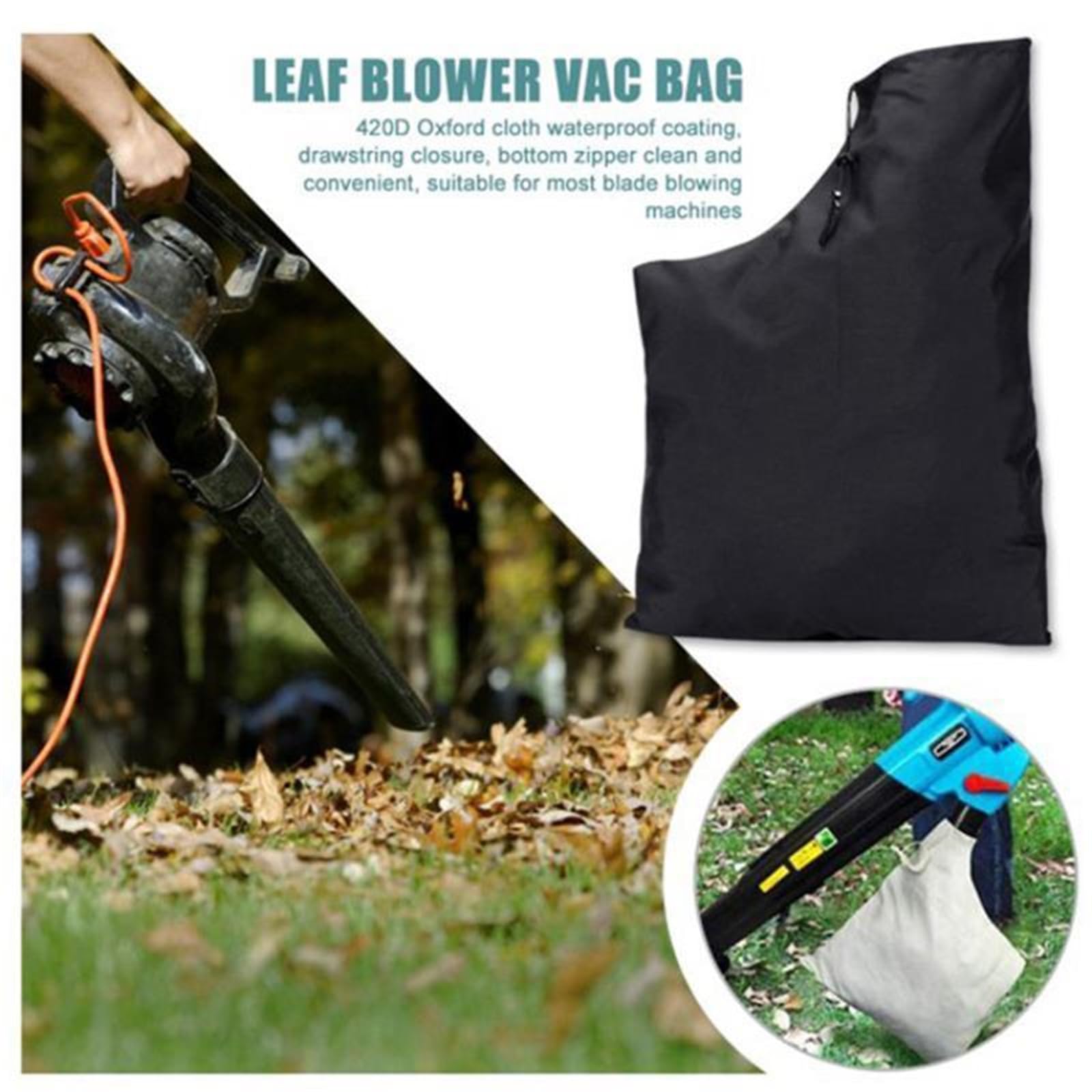 Sac de rangement sous vide réutilisable pour souffleur électrique, économiseur d'espace réglable pour un contrôle rapide du contenu