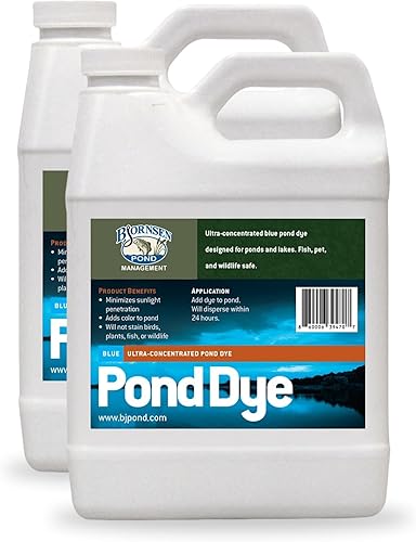 Tinte azul ultraconcentrado para estanque - 1 cuarto de galón Líquido (paquete de 2 cuartos de galón)