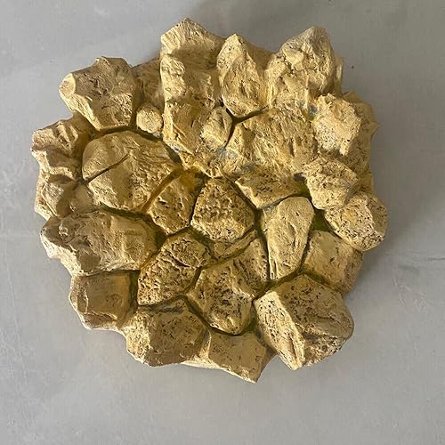 Miniatura 2 de TEAMWILL Modelo de anime, figura de luz LED, escena, plataforma de batalla, base de magma para figura de acción, amarillo y gris