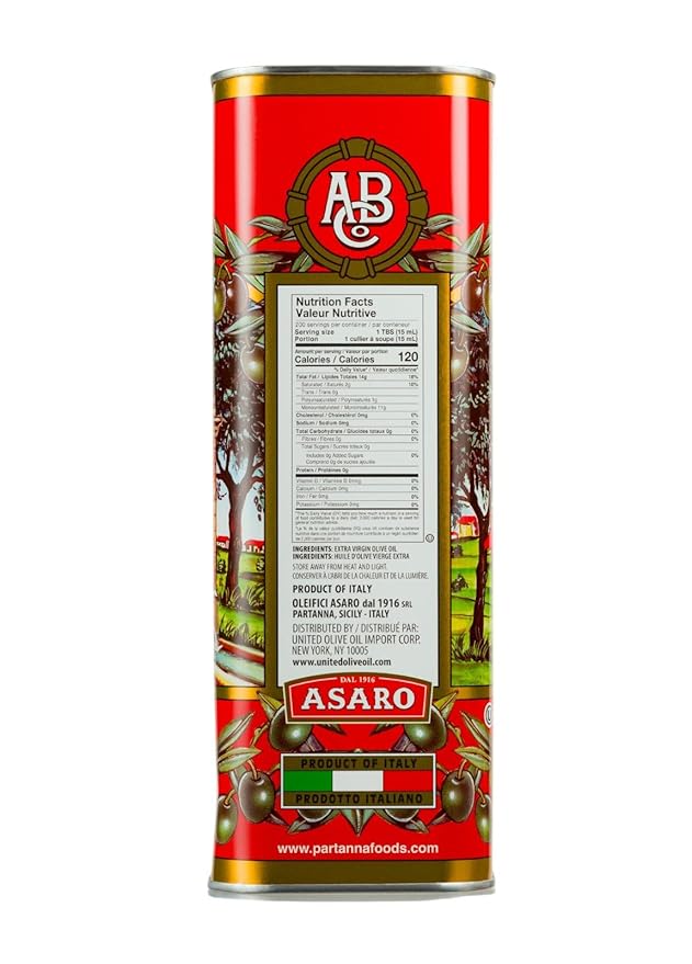 Aceite de Oliva Extra Virgen Partanna 3 L Lata miniatura 3