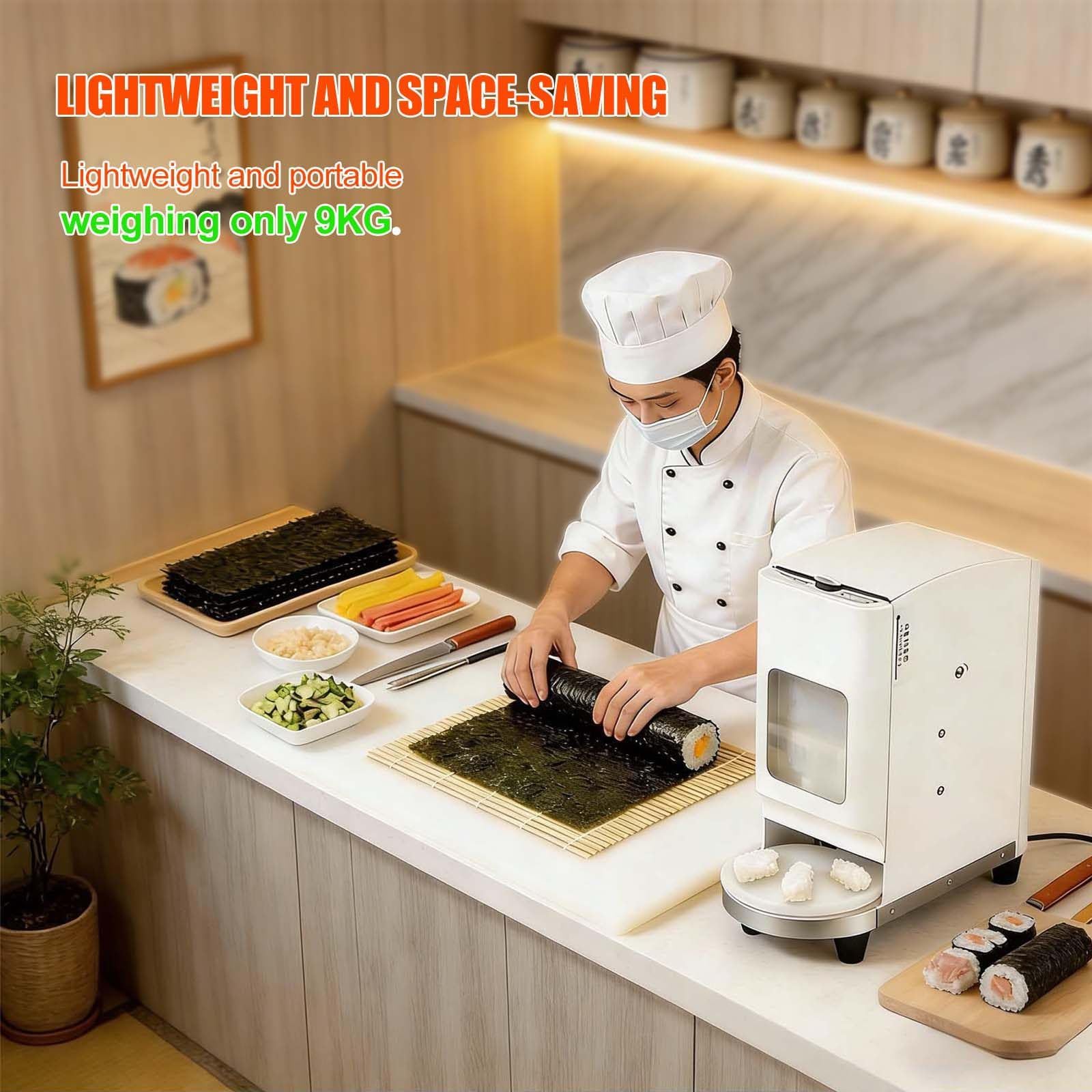 Creatore automatico della palla del riso del sushi, macchina di formatura commerciale 1200pcs/h, acciaio inossidabile per il ristorante & da asporto