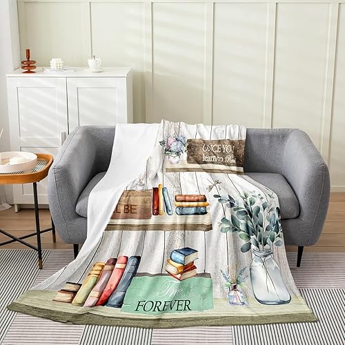 Miniatura 10 de Manta de cama con diseño de girasoles amarillos para todas las estaciones, 30 x 40 pulgadas, estilo rústico de granja, manta ligera para sofá cama