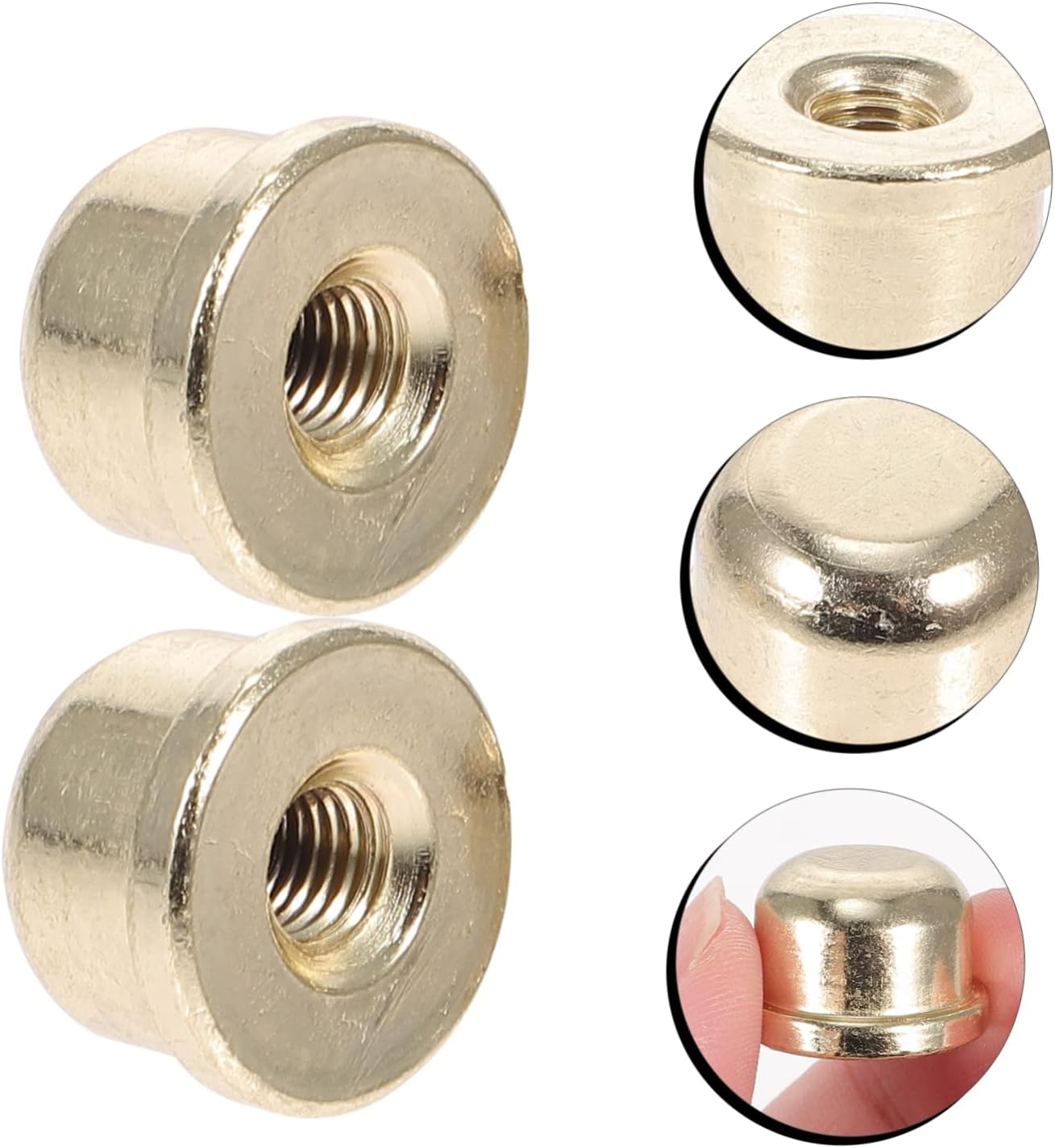 8pcs DIY Lamp Accessories Lamp Finial Cap Harp Finial for Table Floor Light