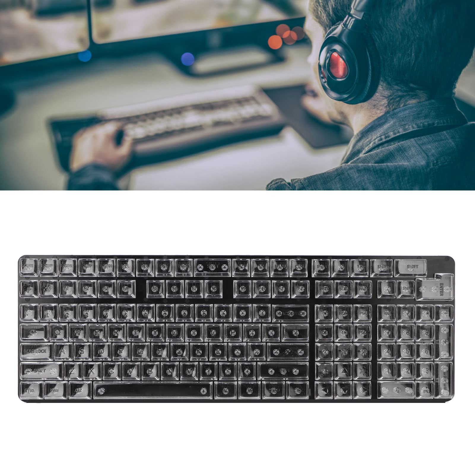 Amazon | キーボード キーキャップ 132 キー キーボード キーキャップ