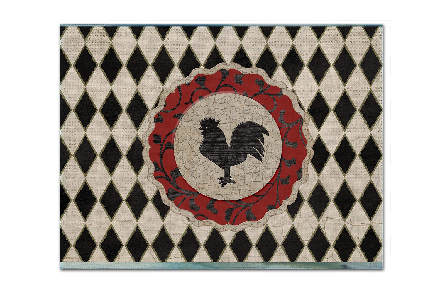 Set de table en tissu Coq Harlequin Caroline's Treasures Sb3086plmt