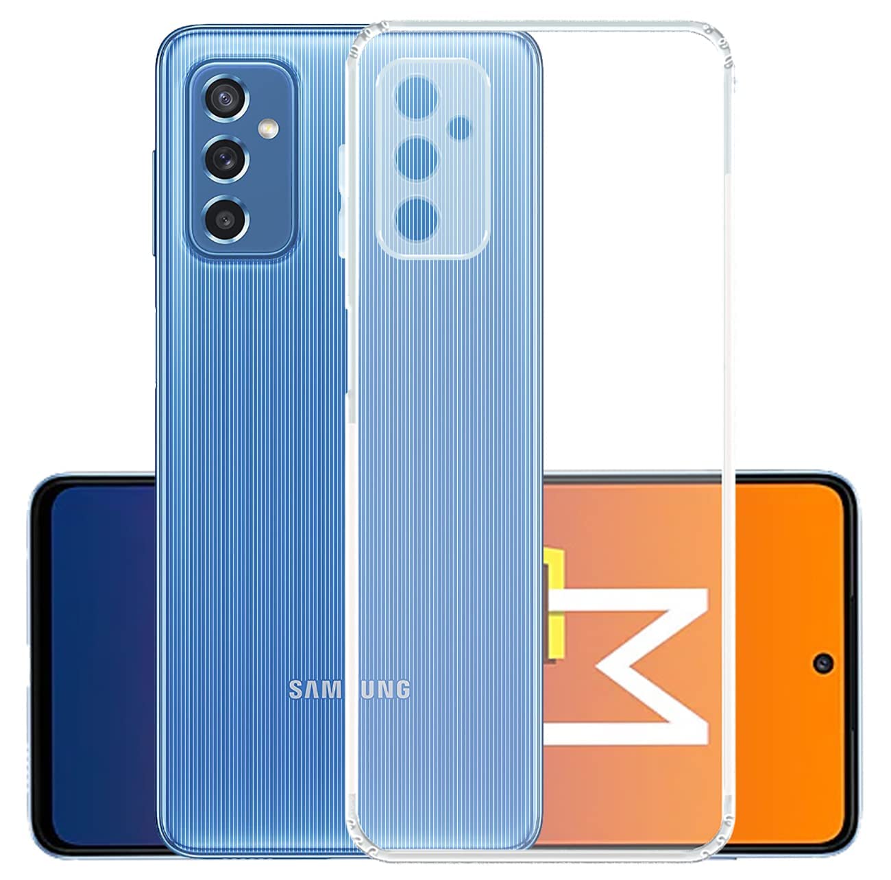 JGD PRODUCTS Premium Transparent Soft Silicon Back Cover for Samsung Galaxy M52 5G (2021) [Transparent] Crystal Clear (B09JFPDY4Q) Amazon Price History, Amazon Price Tracker