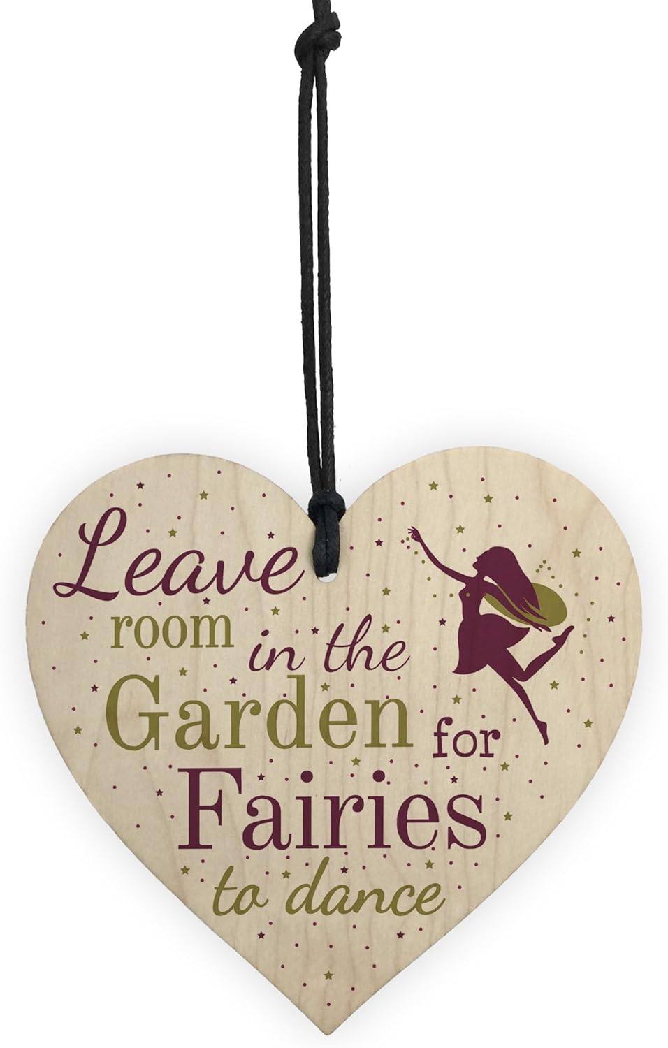RED OCEAN Novelty Fairy Garden Gardening Shed Hanging Wooden Sign Chic Plaque Friendship Decor Gift