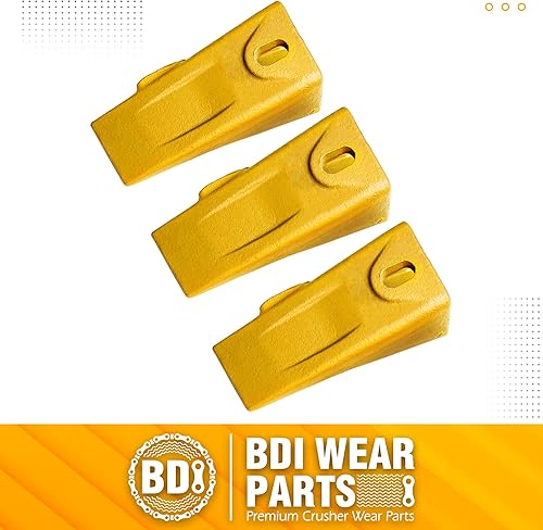 Miniatura 3 de 6737325 Paquete de 3 Dientes de cubo de excavación de suciedad estilo Bobcat y 3 Paquete de 6737326 FlexPins