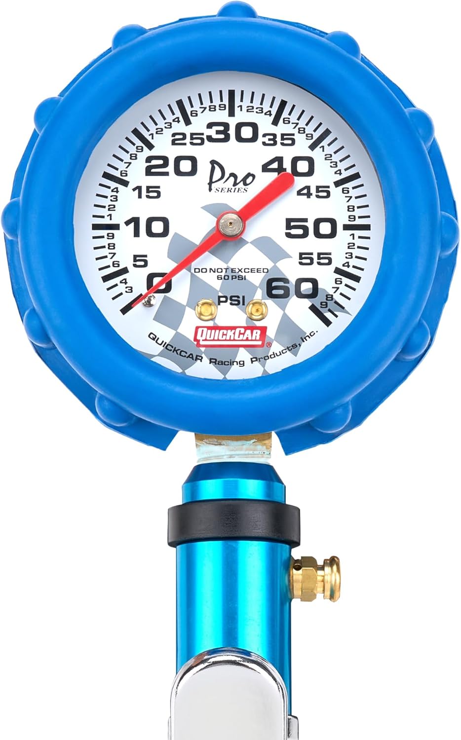 QuickCar Racing Products 56-260 Tire Inflator and Gauge, 0-60 psi, Blue