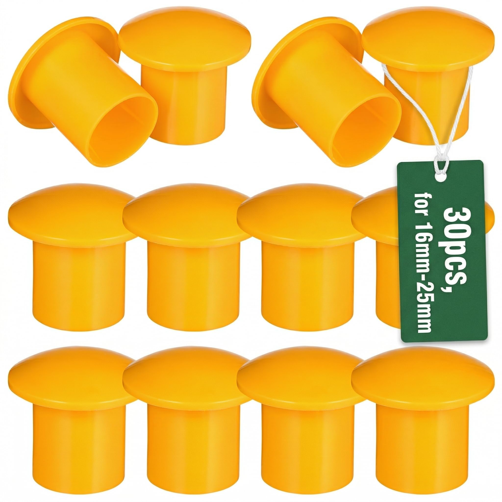 PVC Hole Plug 9mm 10mm 11mm Plastic Tube End Caps Insert Bungs Blanking