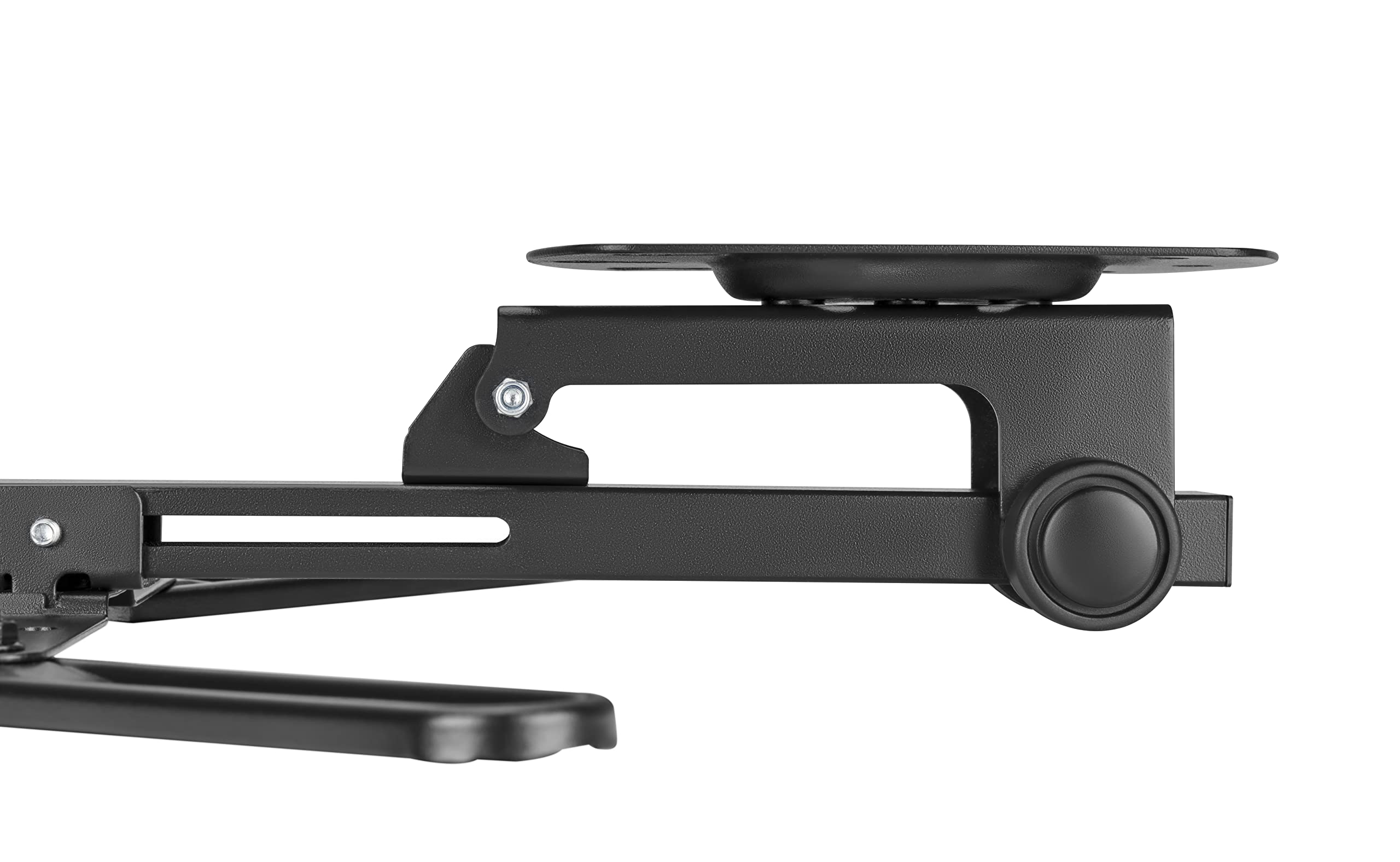 HALTERUNGSPROFI Supporto da soffitto per TV, inclinabile fino a 105°, per tetti inclinati, altezza regolabile, portata massima 20 kg, max. VESA 200 x 200, fino a 55 pollici CM422L