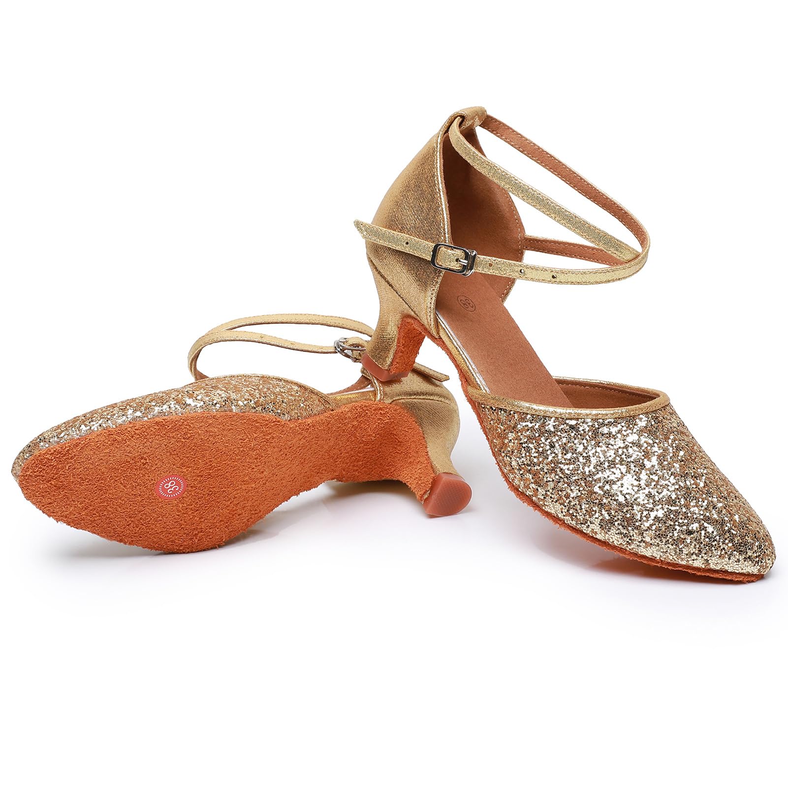 Rosefinch Latein Tanzschuhe für Damen Salsa Bachata Ballsaal Professionelle Performance Tanzschuhe