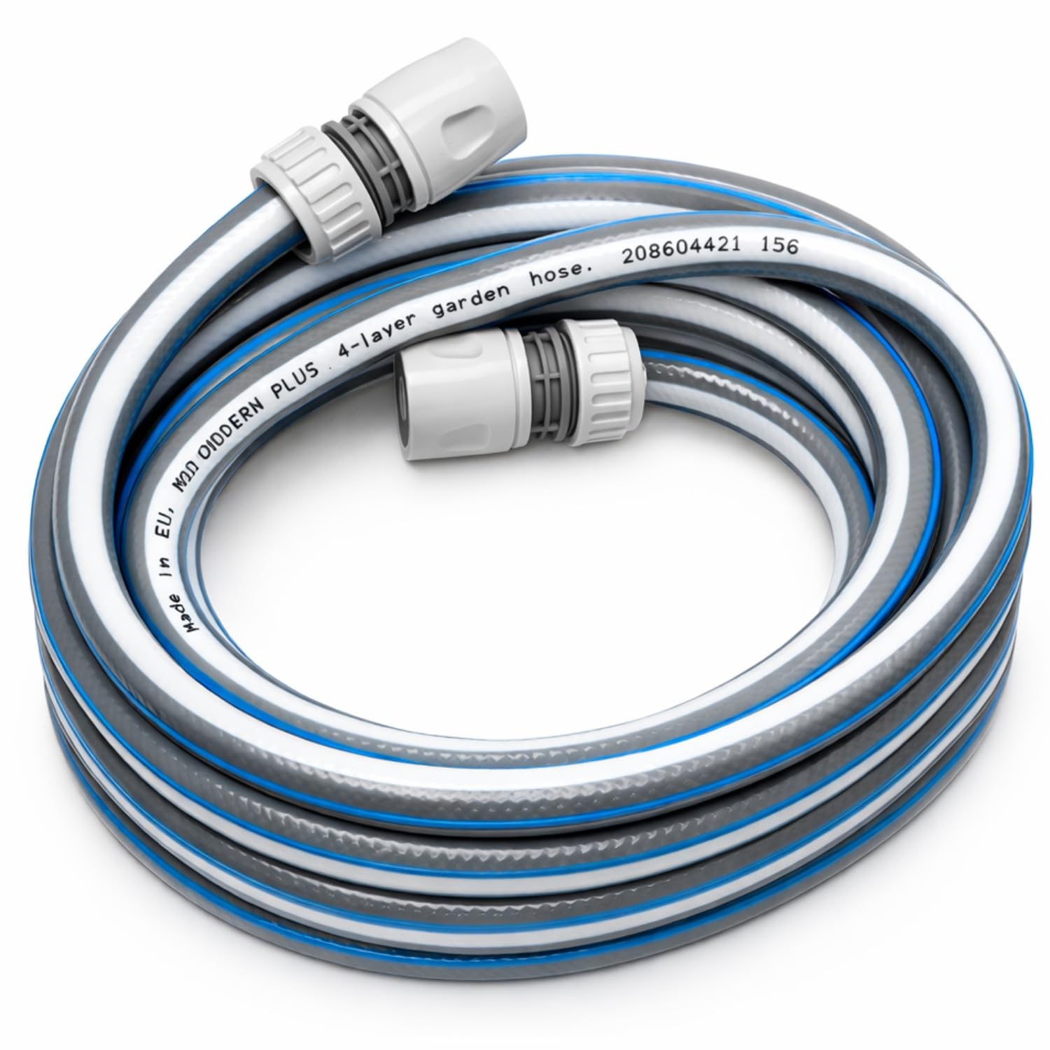 Hose Reel Extension KIT 1-10M Pipe with 2 Female CONNECTORS Included Grey PVC Garden Hose (8m)