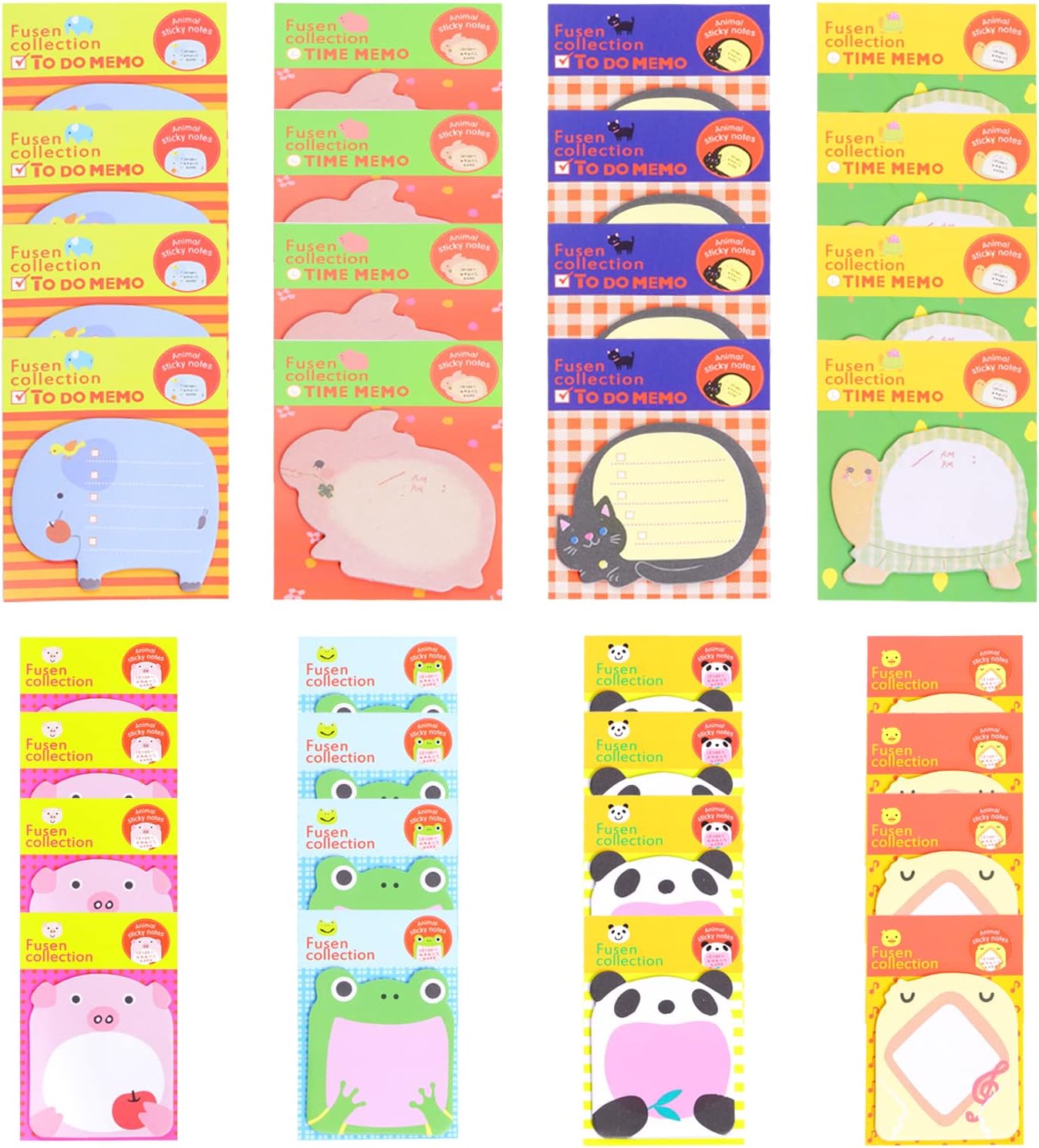 32 Pack Cute Sticky Notes Fun Sticky Notes Cute Note Pads Animal Sticky Notes Cute Sticky Notes Cute Post It Notes Cute Kawaii Post It Notes Cute Post It Notes Sticky Notes Cute