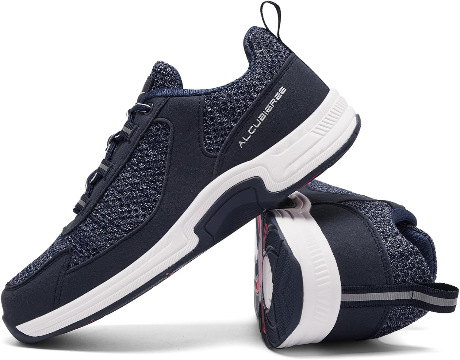 alcubieree Men's Orthopedic Slip On Walking Shoes Arch Support for Plantar Fasciitis Non-Slip Rubber Sole Lightweight Breathable Sneakers (US 5.5-13) - Image 9