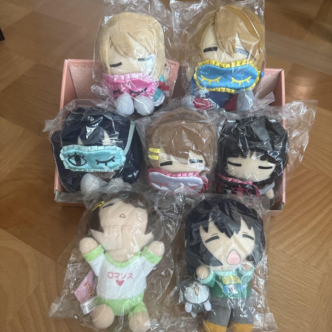 映画けいおん!! ローソンフェア おやすみ ぬいぐるみ　全5種 中古・内袋未開封品】けいおん！ おやすみぬいぐるみ 全5種 セット BOX