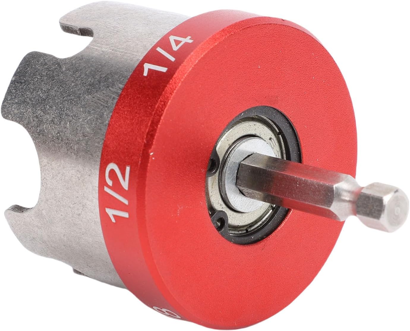 Threaded Rod Nut Runner, Nut Spinning Drill Attachment Hex Shank Nut Driver Extractor for 1/4 3/8 1/2 Inch Threaded Rods Fast Removal Socket Wrench Tool