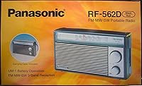 Vista 3 de PANASONIC Radio transistor de onda corta RF-562D AM FM SW - Diseño retro (funciona con batería)