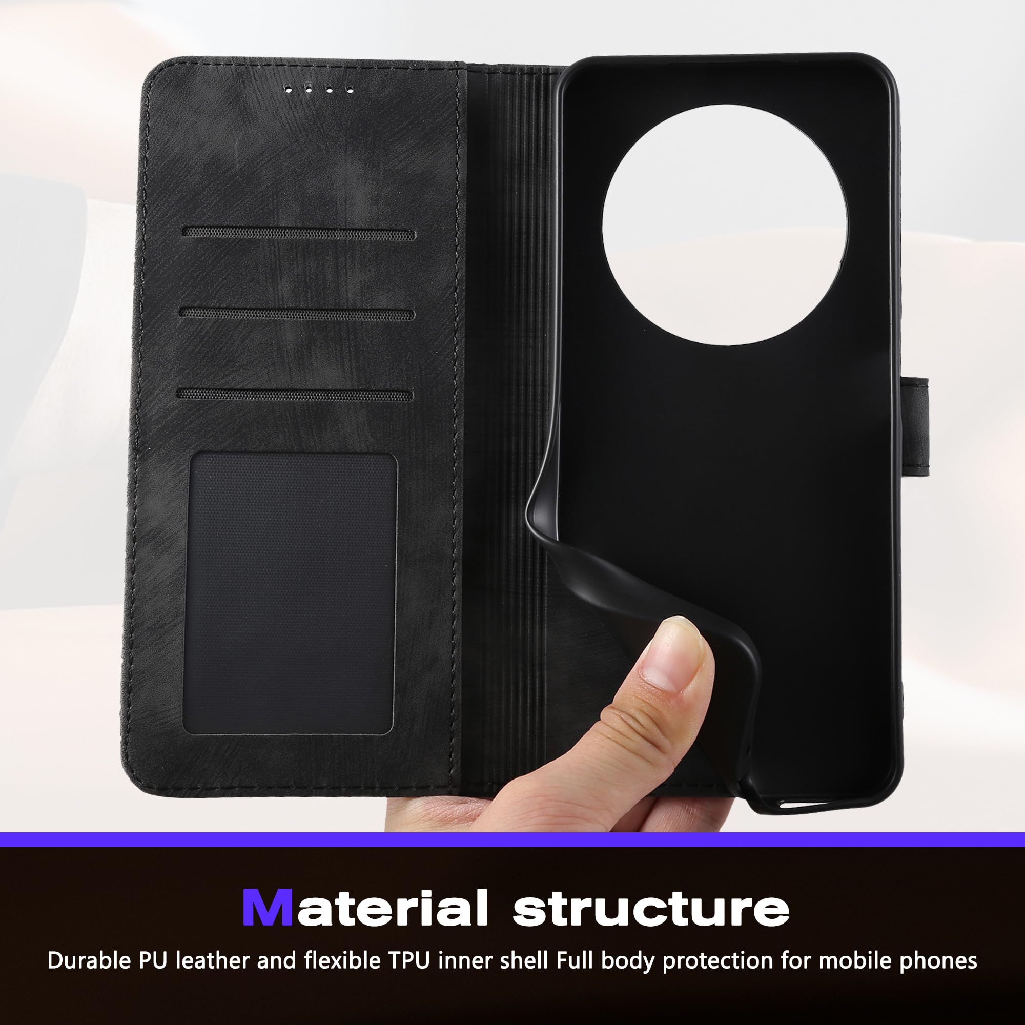 Funda Tipo Libro Para Xiaomi Redmi Note 14 5G - Cuero PU, Con Ranuras Para Tarjetas, Soporte Magnético Y Cierre Magnético