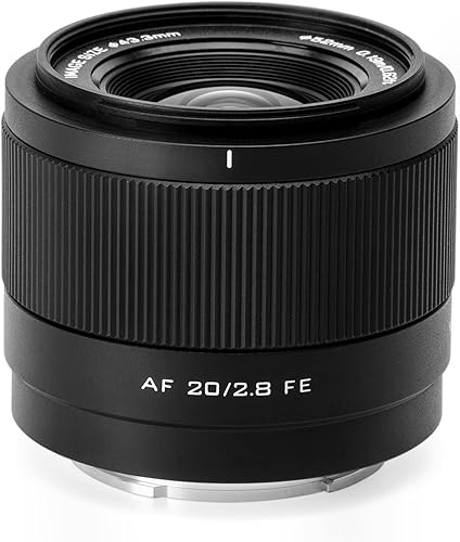 VILTROX 0.787 in f2.8 para Sony FE, lente de enfoque automático STM de marco completo para Sony e Mount, lente gran angular Prime para cámara Sony