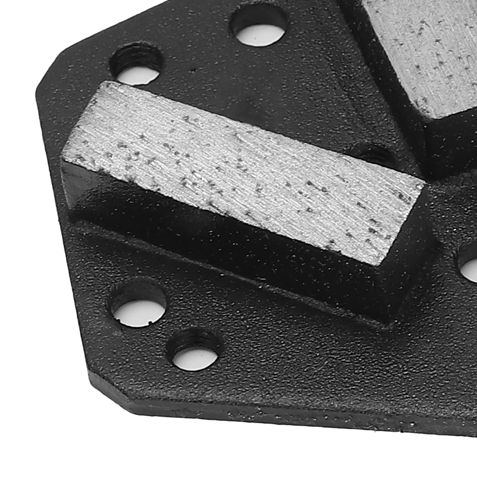 SIXRUN Pattini Diamantati Diamantati 16# Neri a 2 Denti Ad Alta Efficienza di Macinazione per Smerigliatrici per Calcestruzzo, 3 Pezzi per Uso Industriale