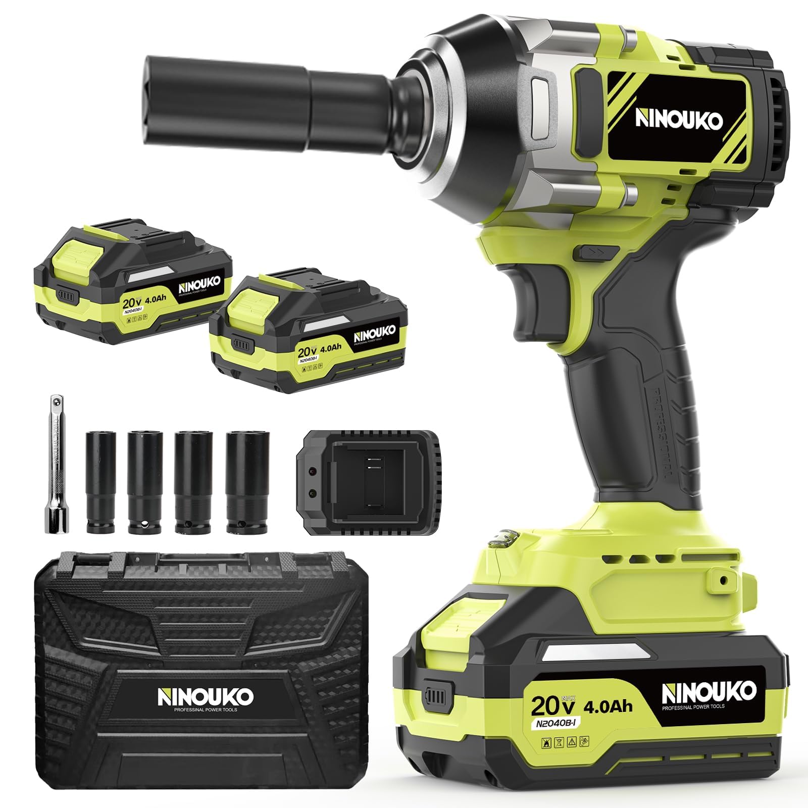 希少品☆チノン AUTO3001☆CHINON multi forces NINOUKO Power Impact Wrench 1000N.m Brushelss 1/2'' Cordless