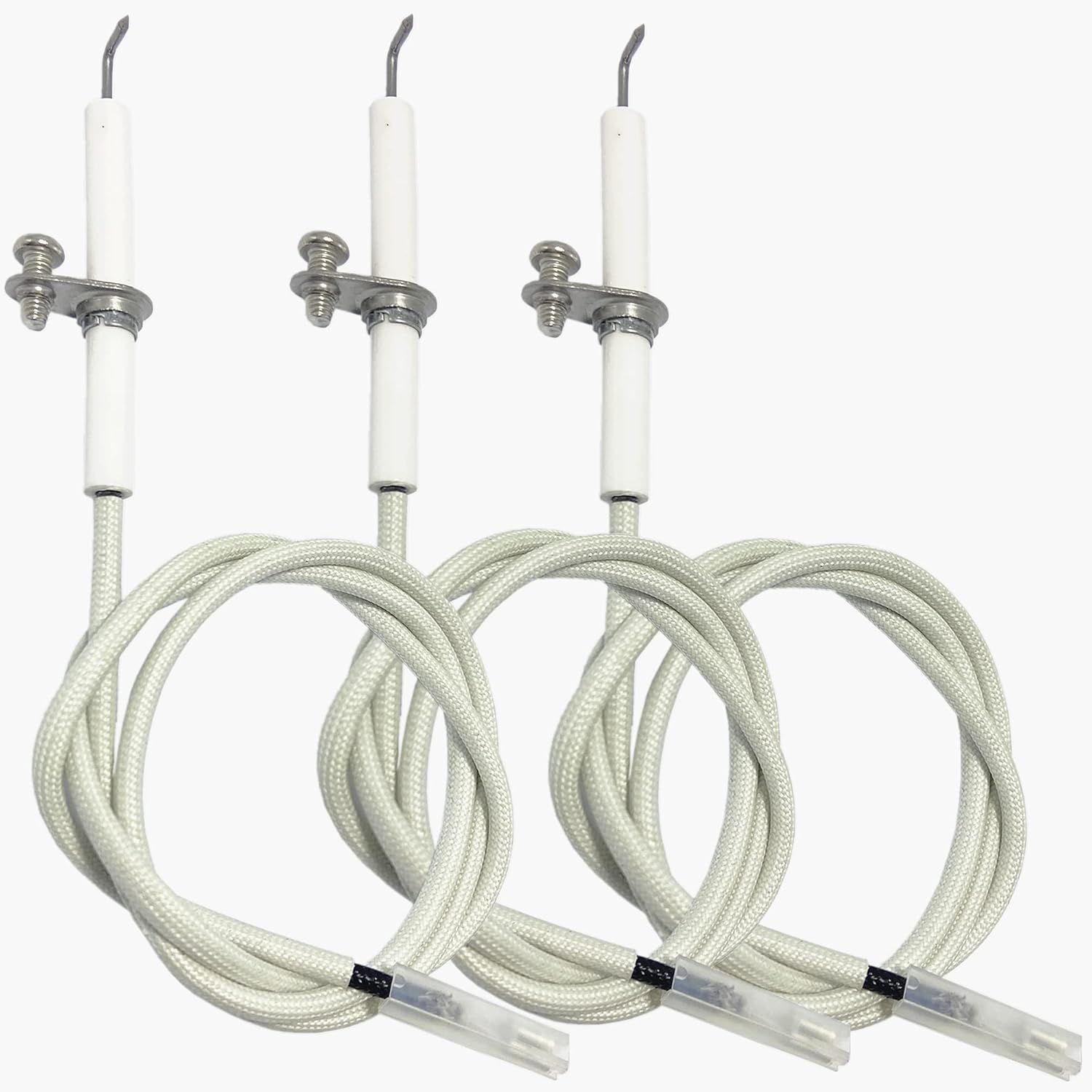 MCAMPAS 3 Packs Grill Igniter Wire kit & Ceramic Electrode