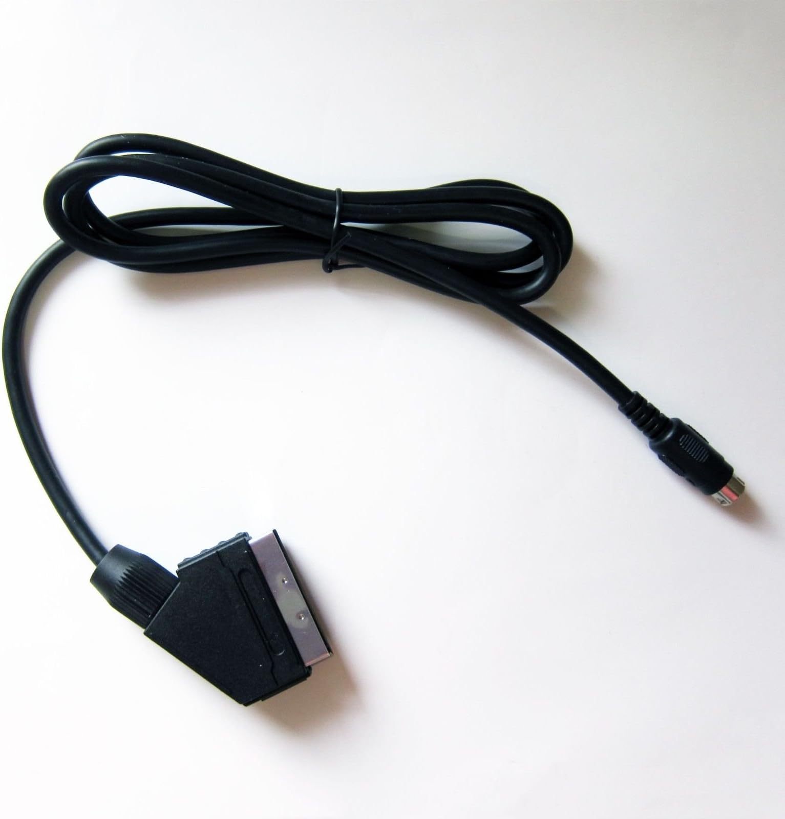 Sega Saturn SS RGB Real SCART Cable TV Lead for PAL, NTSC Consoles