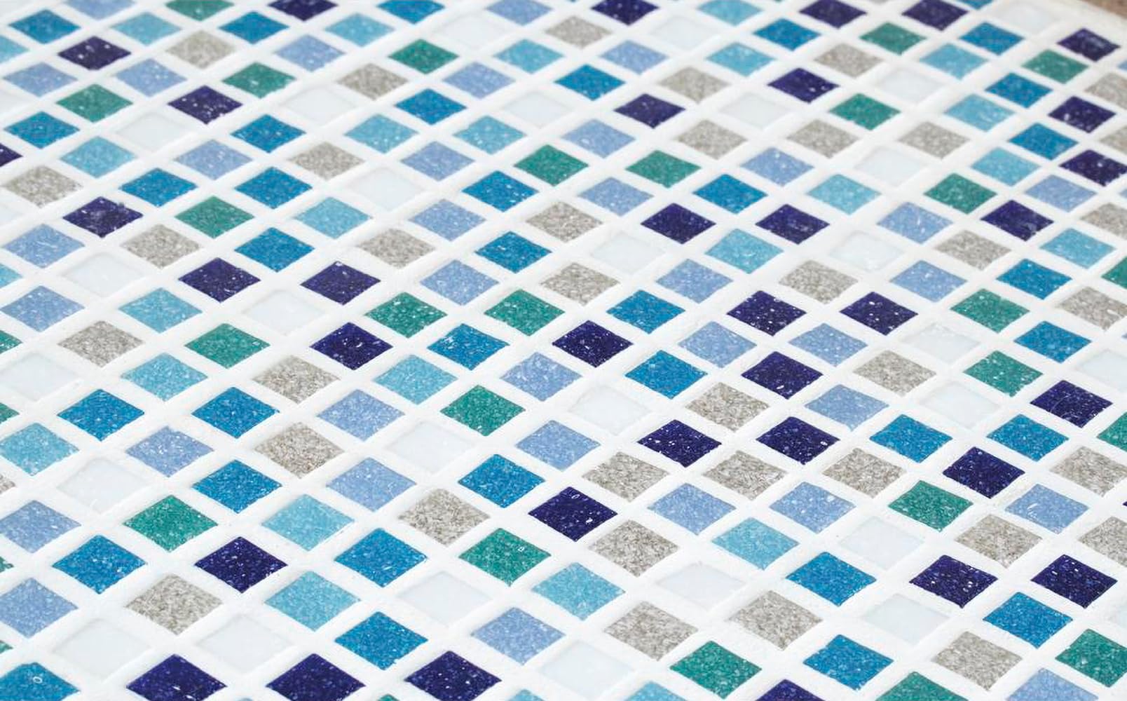 CYH 300 Pezzi Tesselle In Vetro Blu - Piastrelle Di Osaico, Quadrati