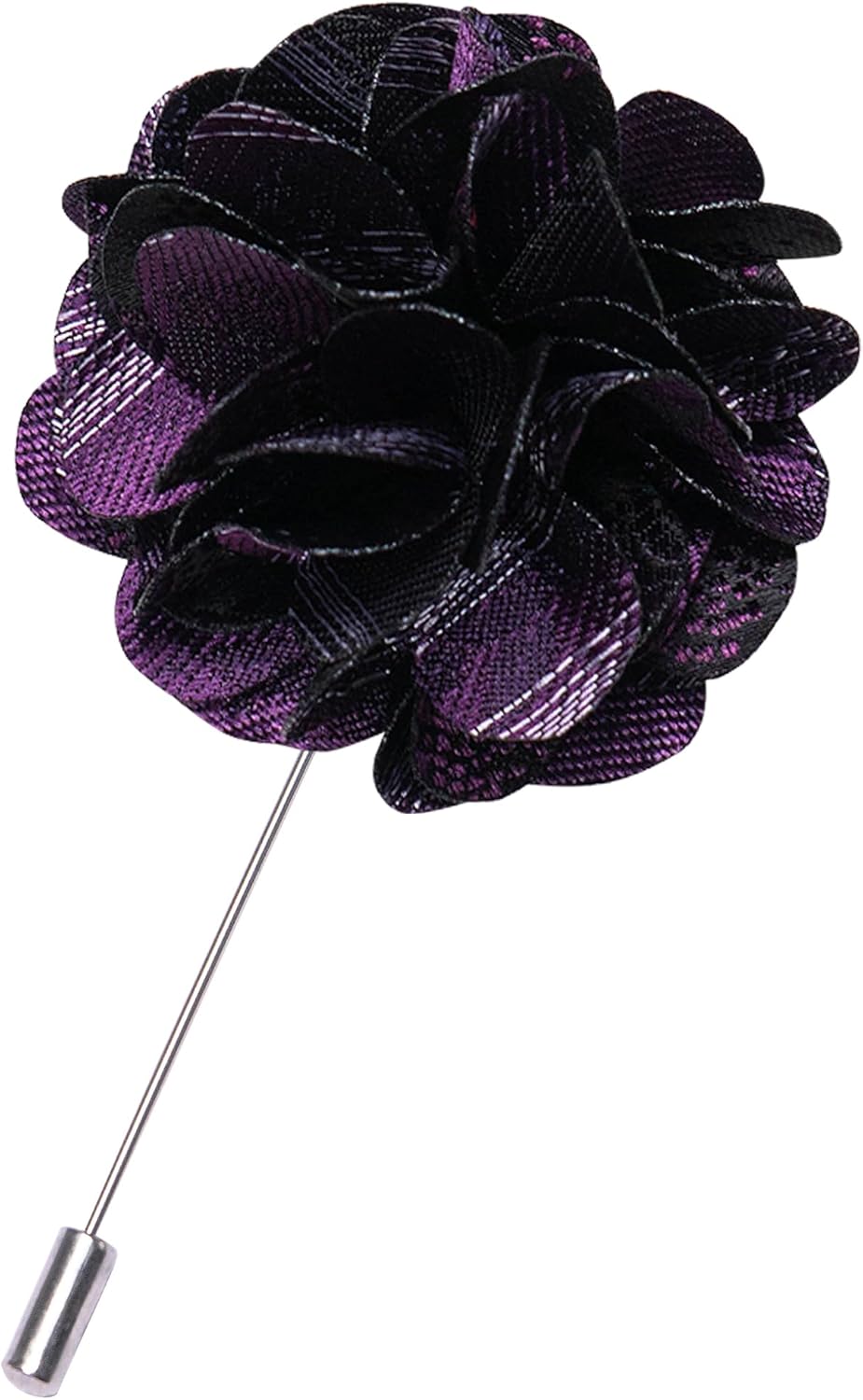 JEMYGINS Floral Pre-tied Bow Tie and Pocket Square Cufflinks Lapel Pin Sets for Men 4PCS - Image 3