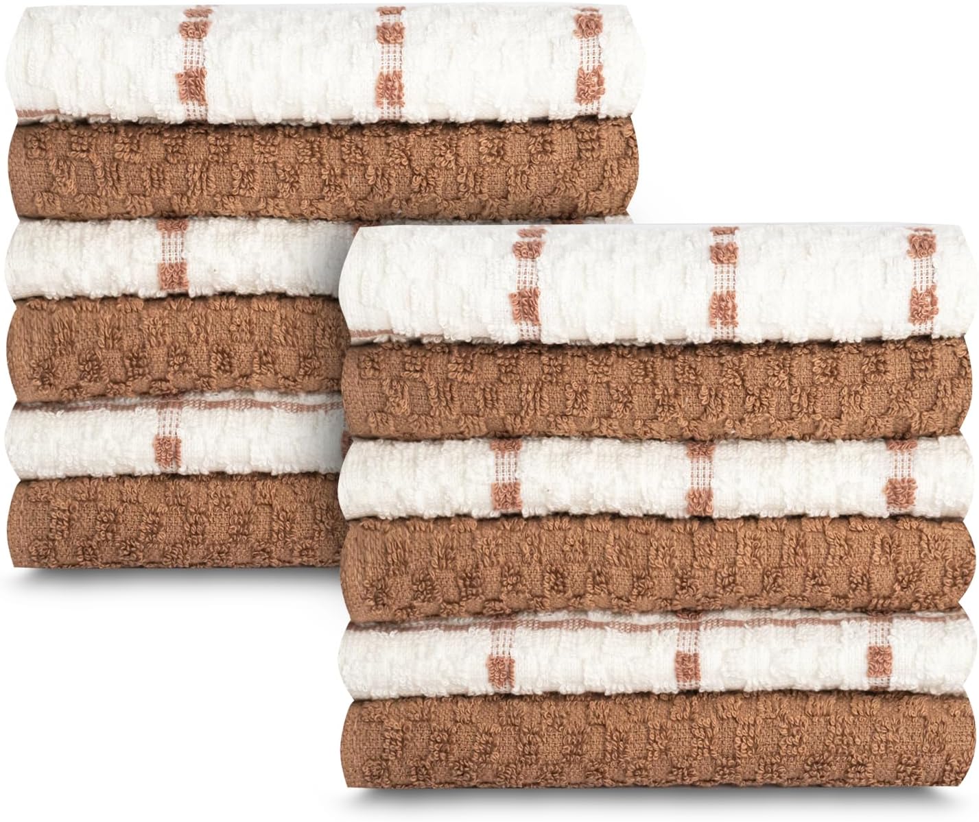 Amazon.com: GOLD TEXTILES Kitchen Towels 12 Pack Premium 100% Cotton ...