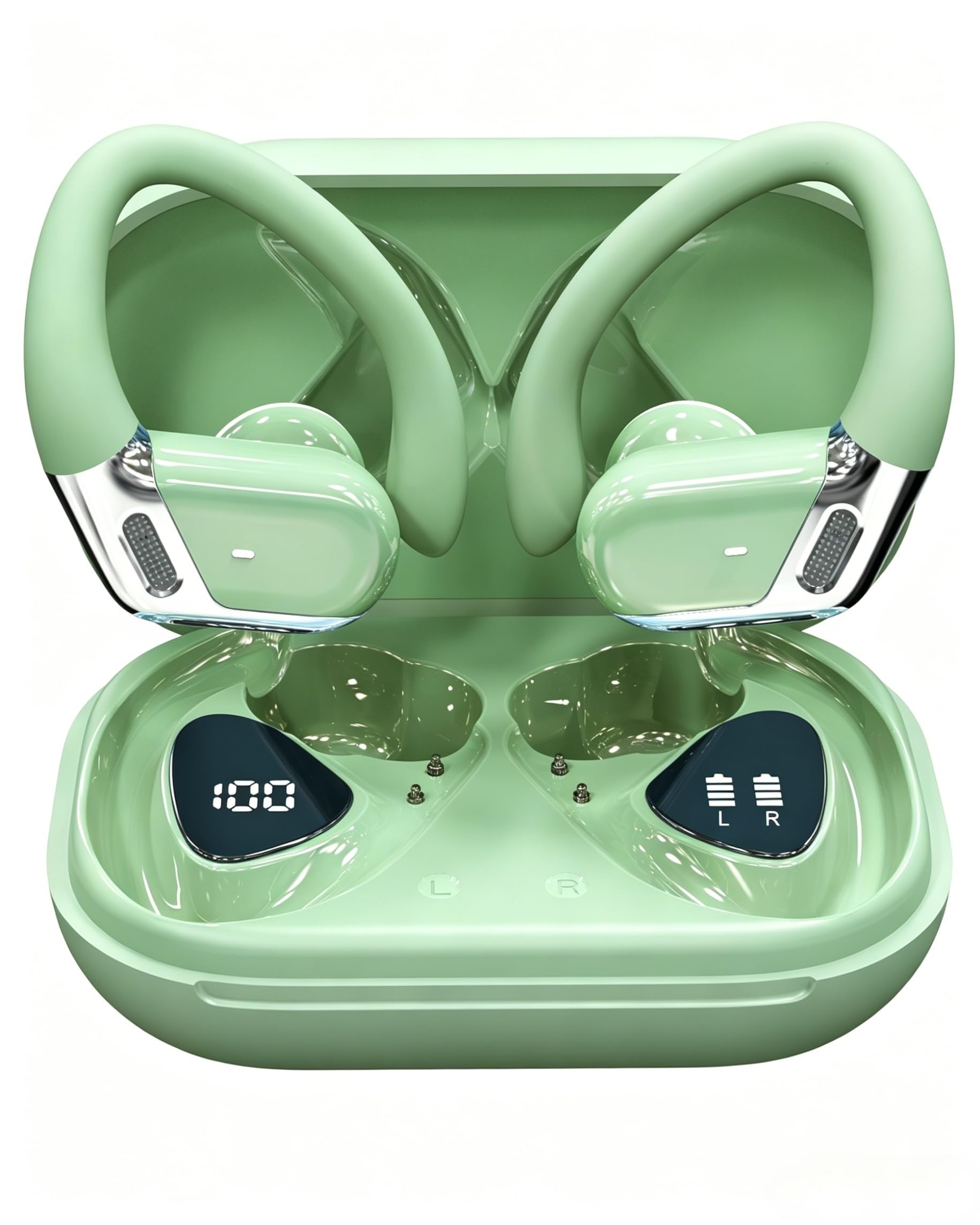 Auricolari Wireless, 2026 Bluetooth 5.4 Cuffie Sportive, Auricolari Wireless 50 Ore
