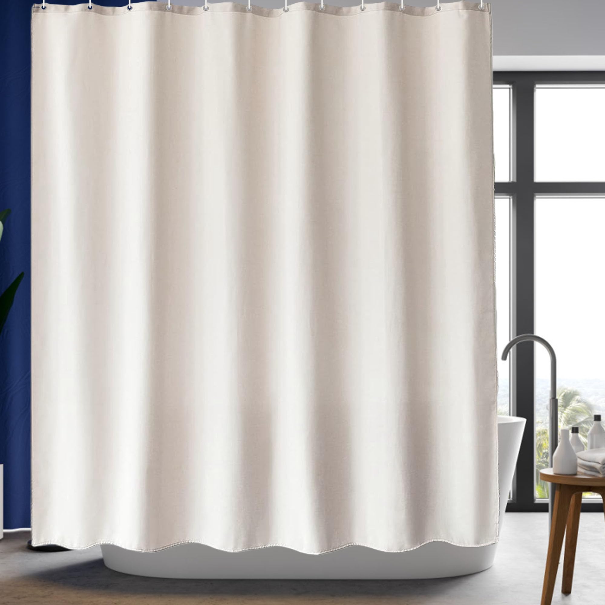 Granatowy ważony prysznic ain 170 x 260 cm wodoodporny szybkoschnący materiał poliestrowy można prać w pralce do hotelu domu łazienki t do wanny kabiny prysznicowej