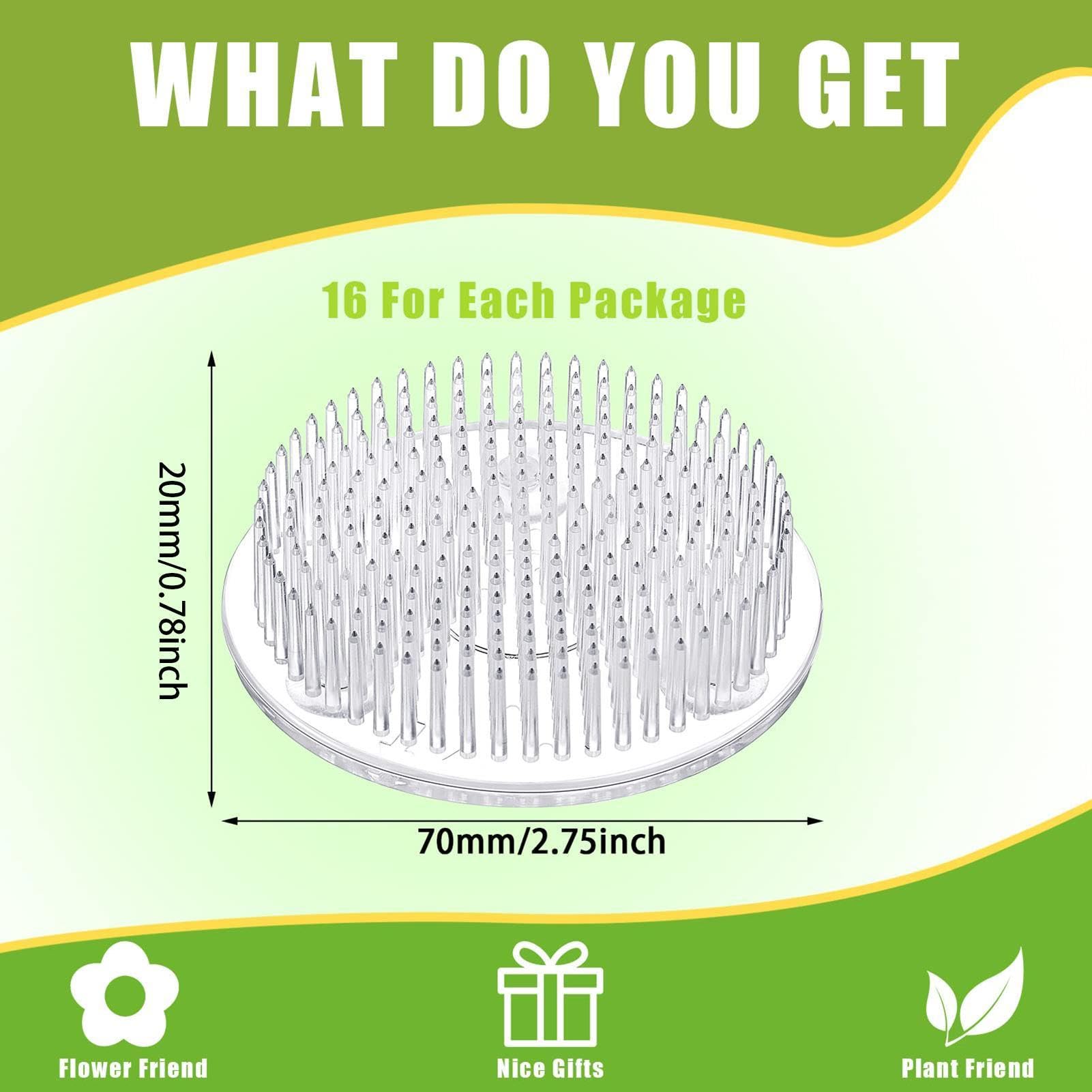 Frog Flower Arrangement Holder - Flower Frog Flower Holder | Flower Frogs Pin for Vase | Fixed Tools Flower Holder | Clear Flower Frogs for Arrangements Vase Japanese Floral Arrangement