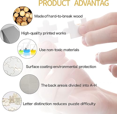 Miniatura 4 de Rompecabezas de 1000 piezas del castillo de Edimburgo Escocia fuente clásico rompecabezas kit de bricolaje juguete de madera regalo único decoración