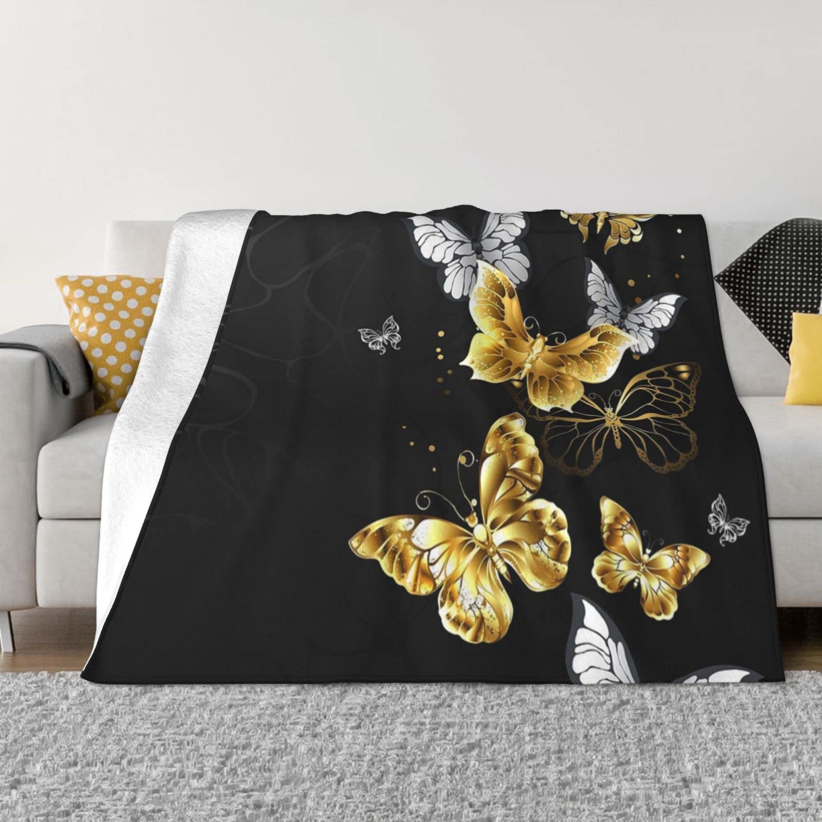 Couverture flanelle haut de gamme douce pour lit et canapé toutes saisons