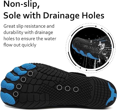 Miniatura 7 de Zapatos de Agua para Hombres y Mujeres de Secado Rápido Descalzos para Natación Playa Piscina Zapatos Acuáticos Calcetines de Yoga Acuáticos para