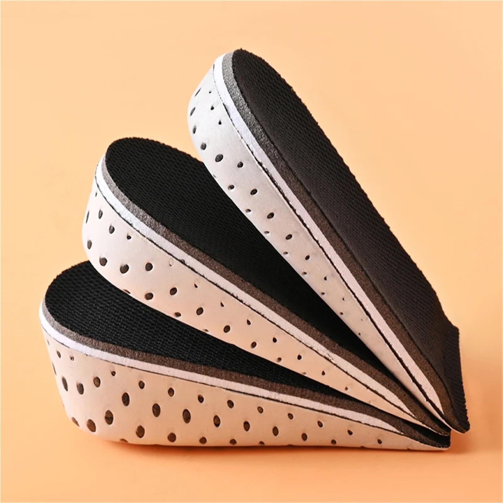 Plantillas para aumentar la altura Plantilla for aumento de altura, insertos elevación talón espuma viscoelástica transpirable, almohadillas elevadoras, 1 par(4Pairs-Height-3cm)