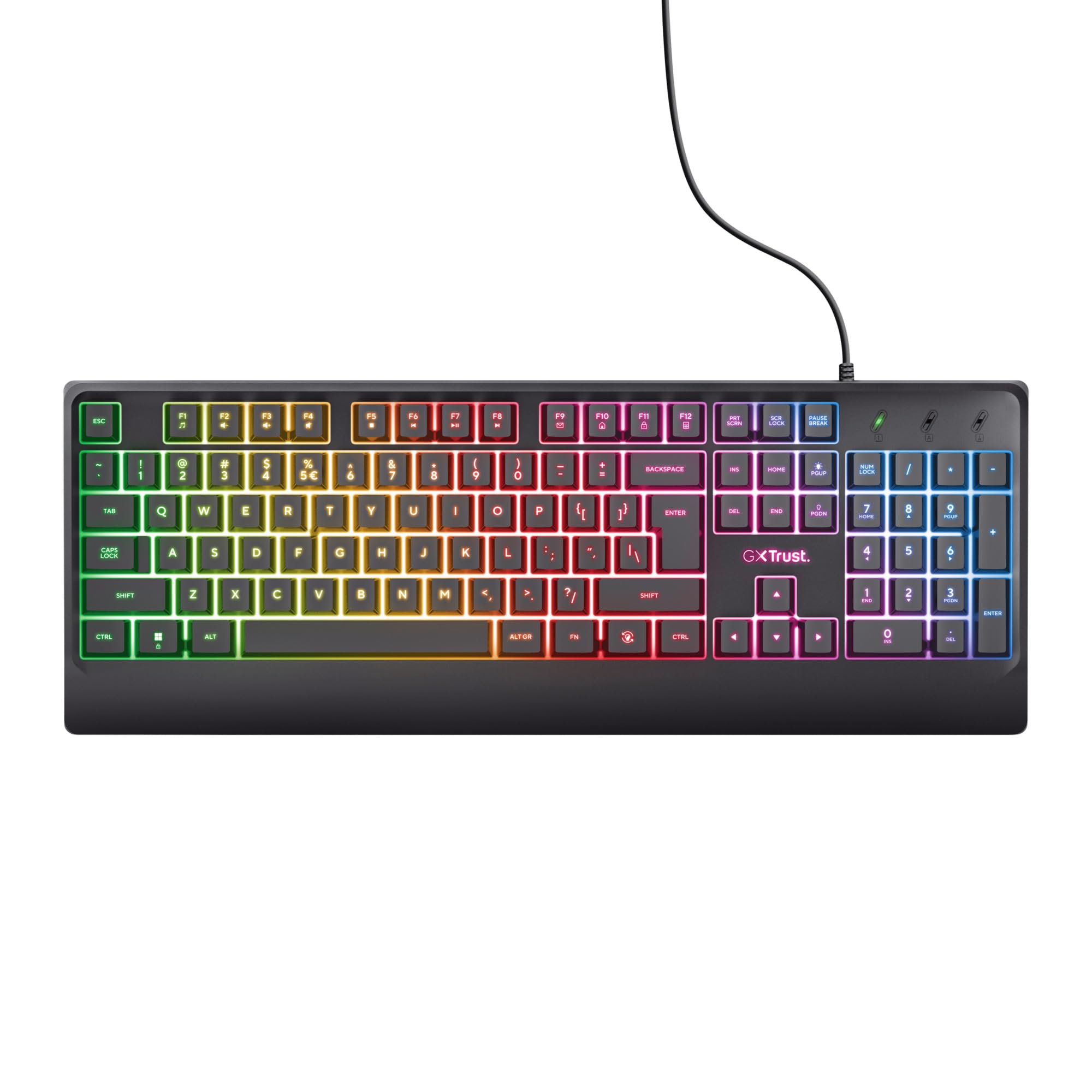Trust Gaming GXT 792 Quadrox - Paquete de Juegos 4 en 1 QWERTY NL Layout