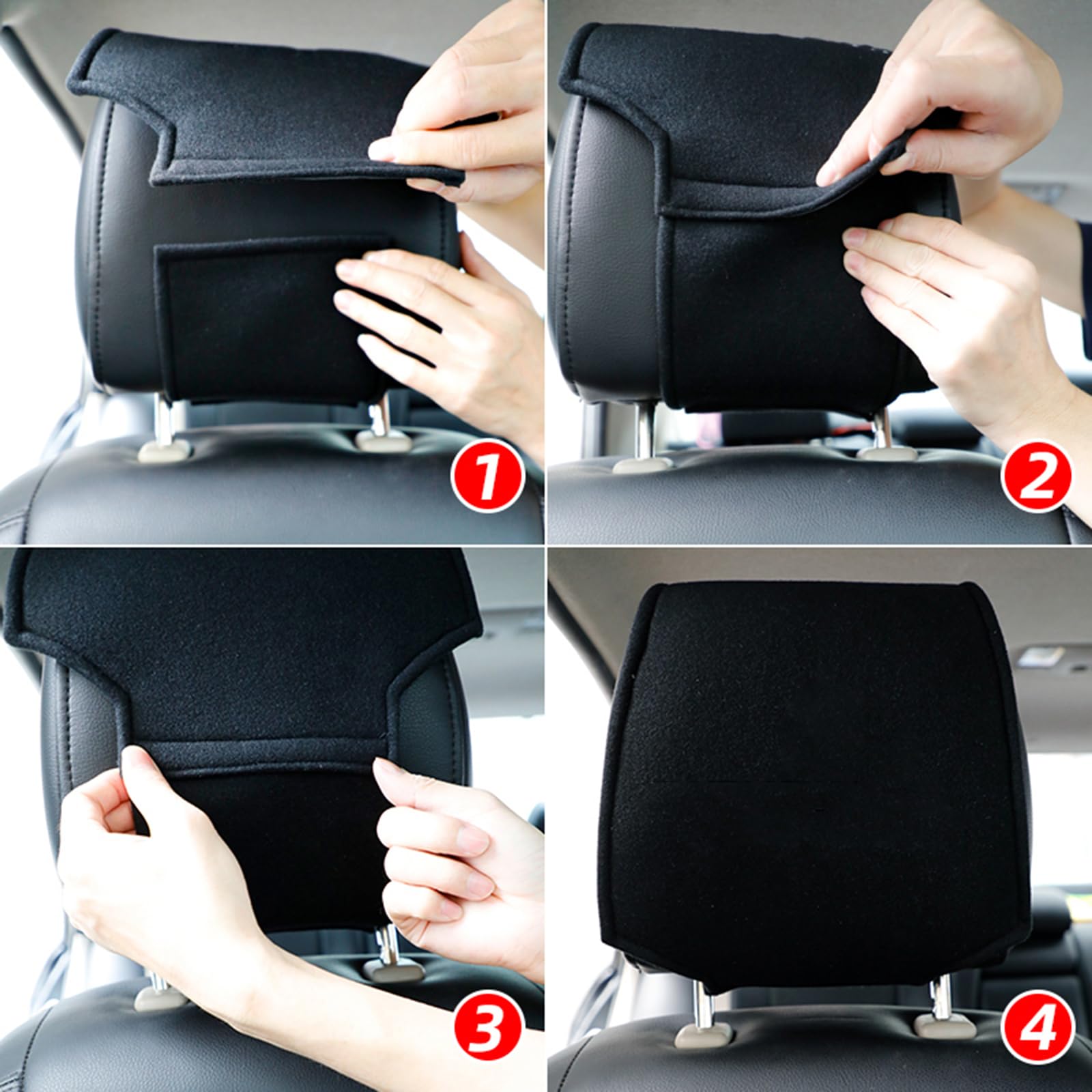Coussin Appui-Tête Voiture Peugeot 208 / 2008 2020-2025 - Oreiller Nuque Ergonomique Confort Conducteur