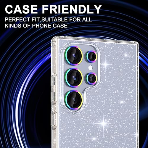 Vista 1359 de para Samsung Galaxy Z Flip 7 Protector de Lente de Cámara, Cubierta de Lente de Vidrio Templado con Anillo de Metal Individual, [Fuerte Adhesión] 1