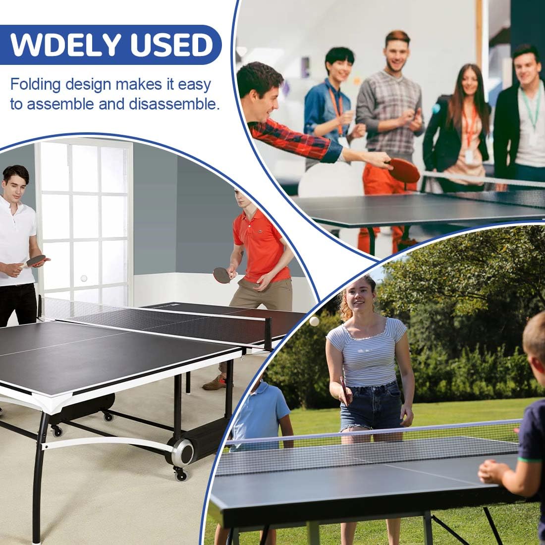 Filet de Ping-Pong 1 Pièces Filet de Tennis de Table Professionnel Portable Filet de Ping-Pong en Polyester pour Remplacer Filet de Tennis de Table Cassé, pour Entraînement de Compétition et Jeu