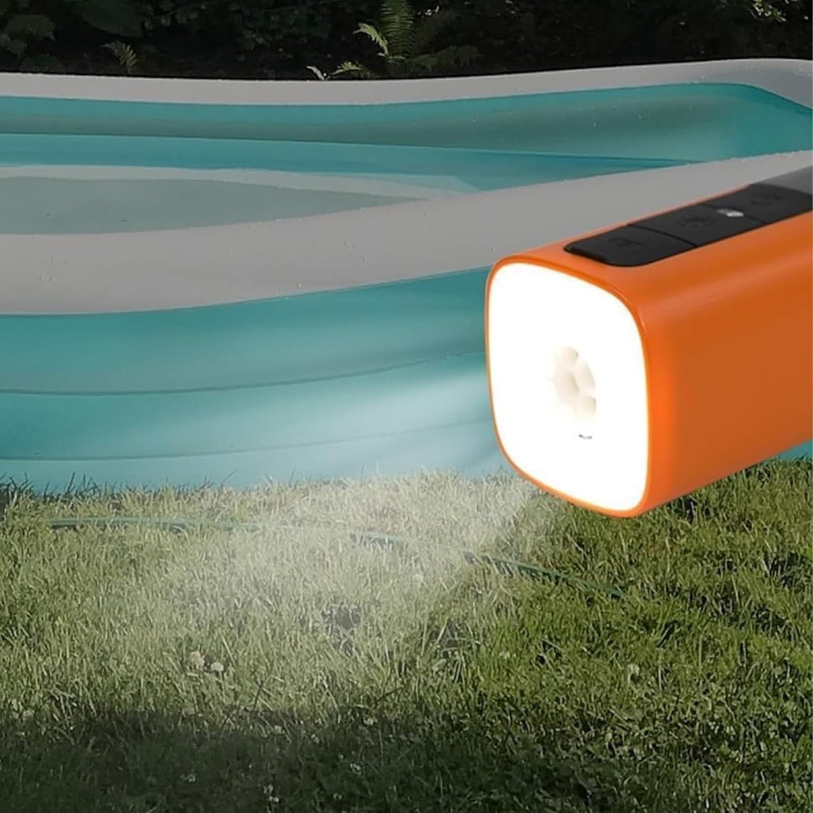 Airburst Pro – Compact Electric Pump with Vacuum & LED Light，Portable Mini Electric Air Pump ，Rapid Inflation and Deflation，Suitable for CampingAir Mattress Accessories