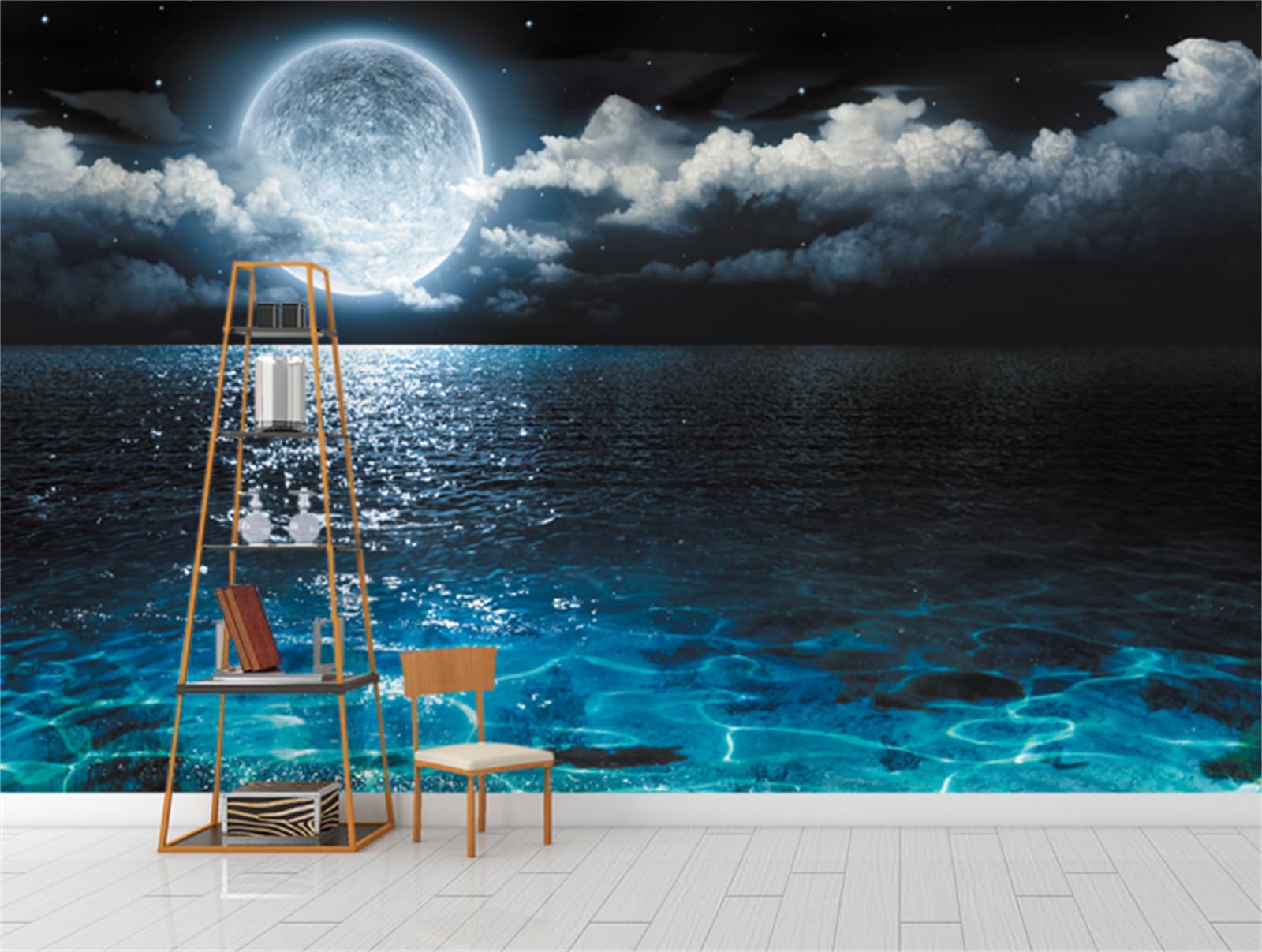Seascape Wallpaper Murals Modern Wallpaper Murals 3D Stormy Seascape