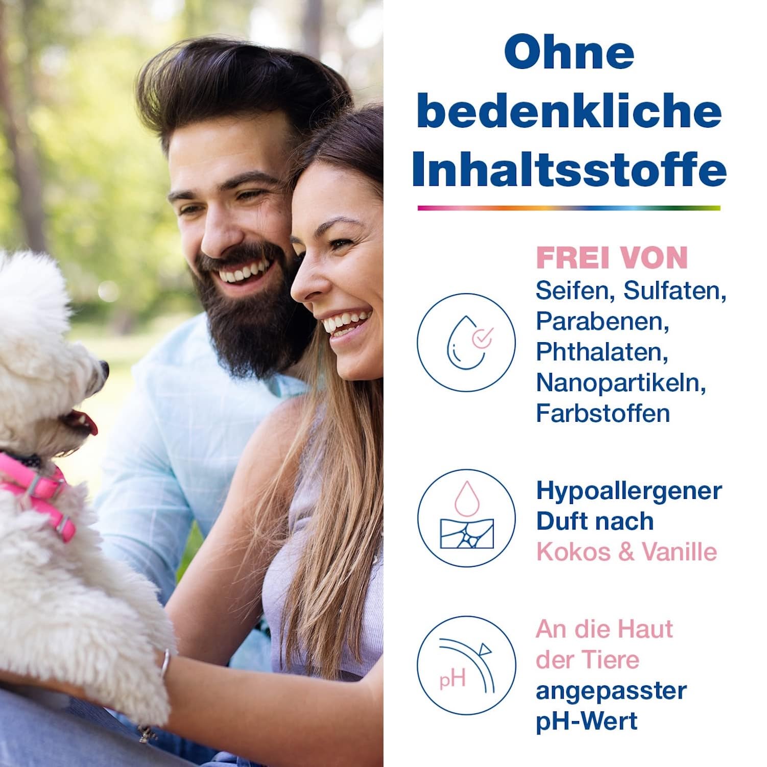 DOUXO S3 Calm Mousse | für Hunde & Katzen | Schaum Pflege für juckende, gereizte & empfindliche Haut | Hautberuhigend & Feuchtigkeitsspendend | ideal für Allergiker & allergische Tiere | 150 ml
