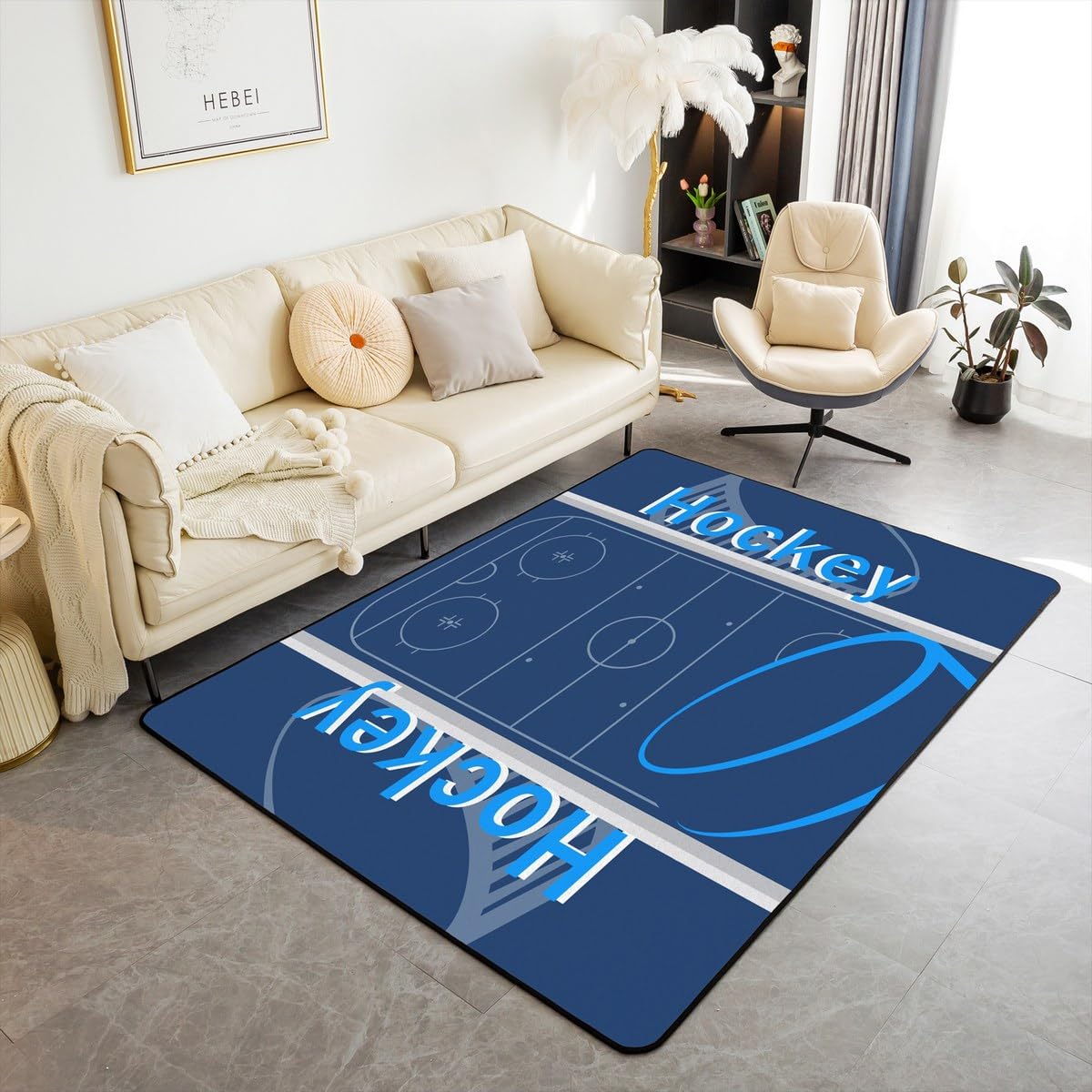 Tappeto Gigante Antiscivolo Per Interni 180x270 Cm – Morbido E Lavabile, Stampa 3D, Per Soggiorno E Cameretta