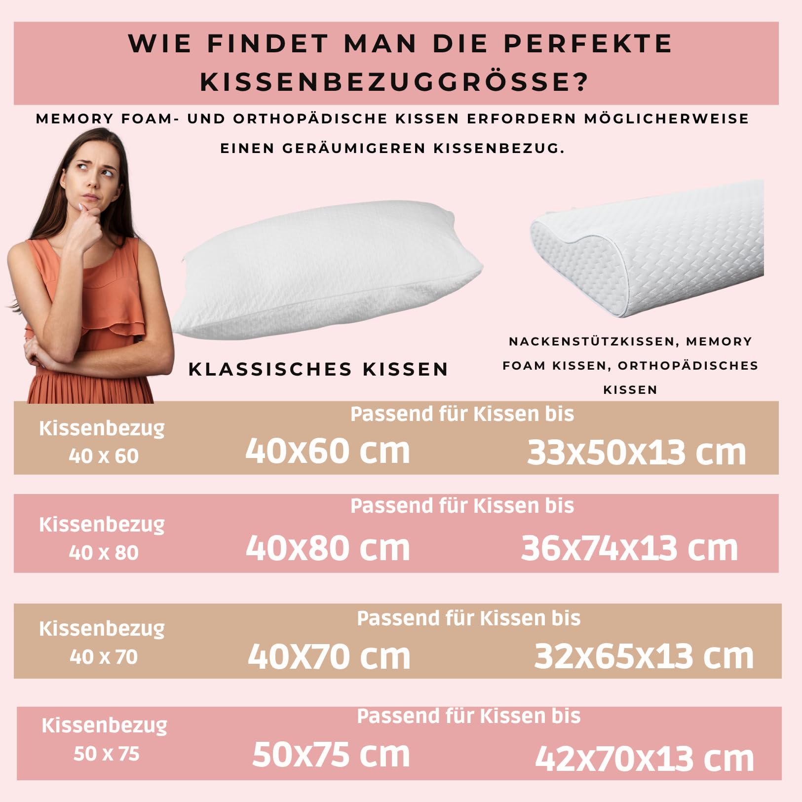 Seidenkissenbezug 100% Maulbeerseide, 25 Momme, Naturweiß, 40 x 60 cm