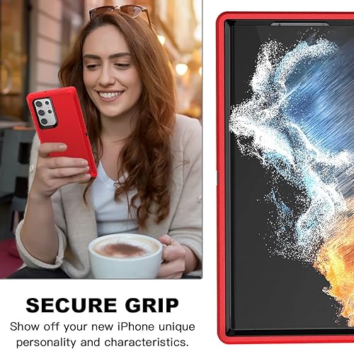 Miniatura 6 de AICase for Galaxy S22 Ultra Case with Screen Protector,Heavy Duty Drop Protection Full Body Rugged ShockproofDust Proof Military Protective Tough