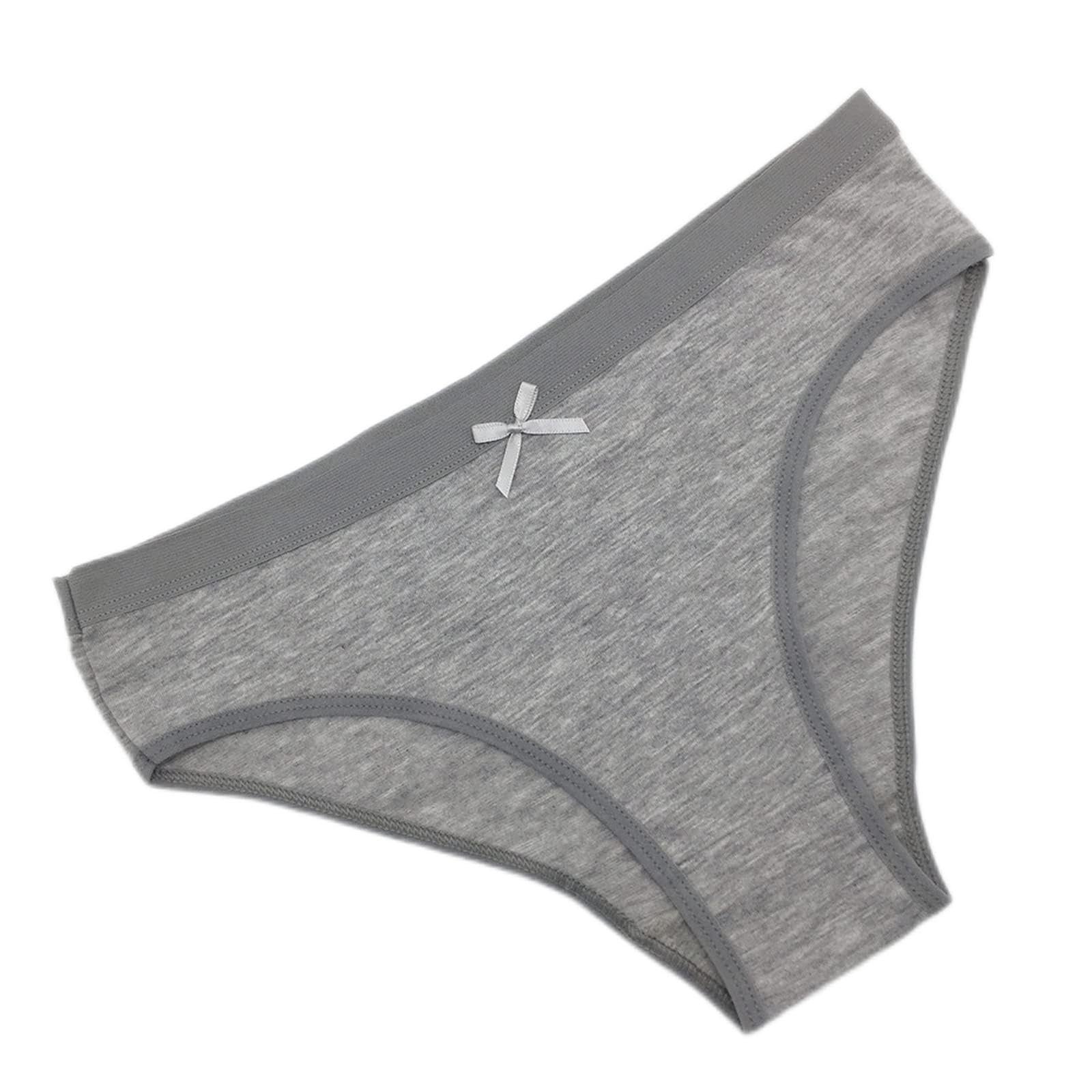 Mutande Bikini Slip 10 Pezzi/Set da Donna Mutandine di Cotone for Donne Biancheria Intima più Dimensioni M-XXL Sievi Slip di Gril Sexy di Lingerie Sexy Casual (Color : Grijs, Size : XXL)