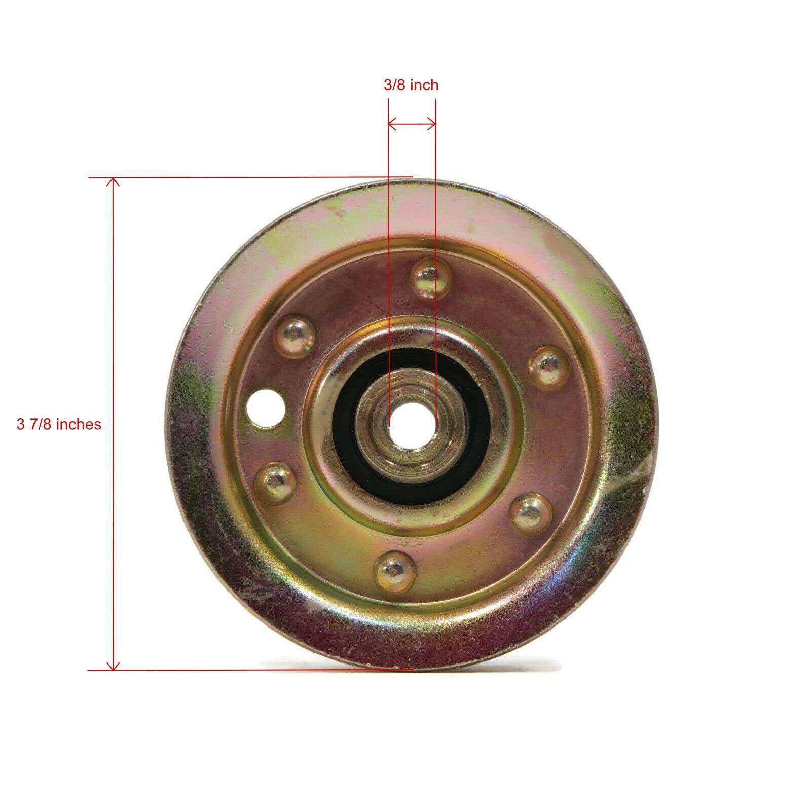 The ROP Shop | Flat Idler Pulley for Husqvarna PC17H42STA, PD15538LT, PD17542LT, PD1842STA